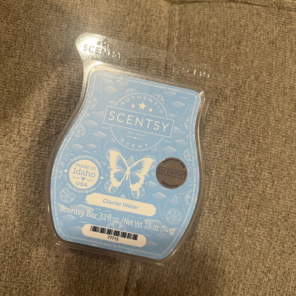 Scentsy glacier water wax bar